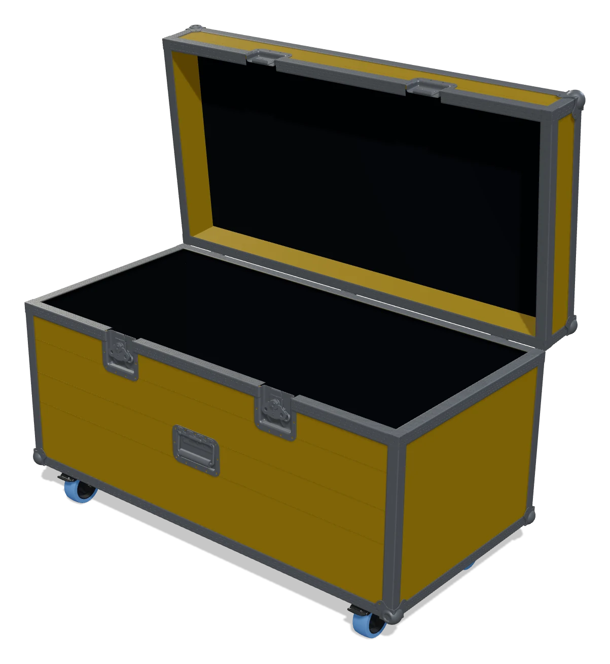 Konfigurovaný case 120 × 60 × 60 cm v šedej